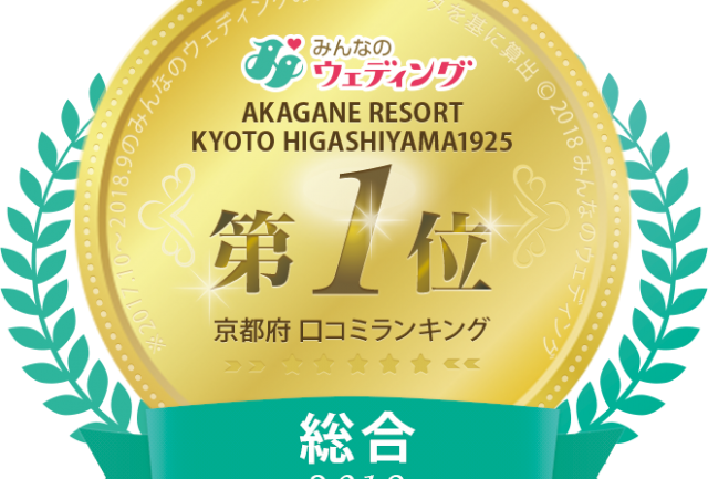 Akagane Resort アカガネリゾート 京都東山の結婚式 ウエディング 披露宴